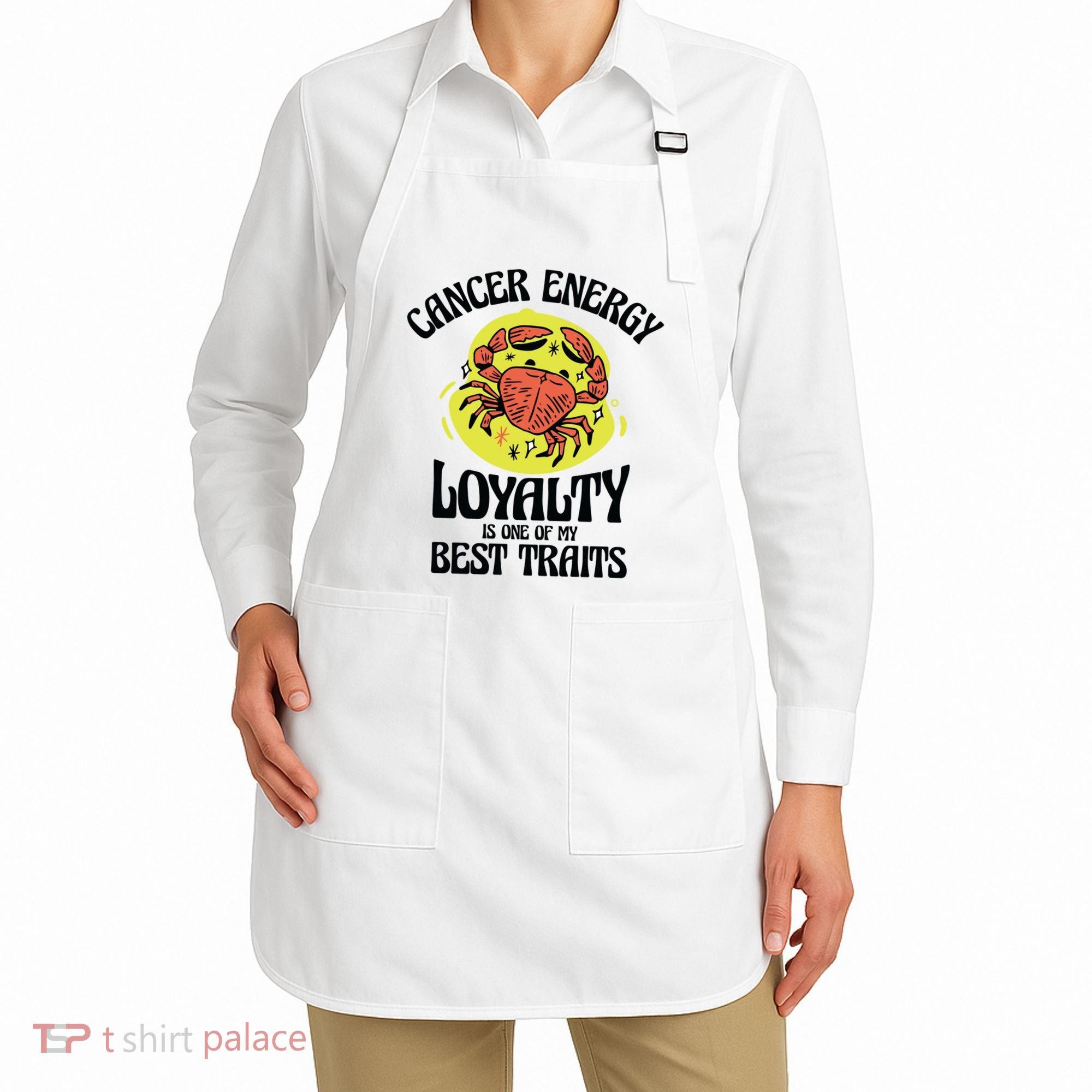 Born Cancer Horoscope Astrological Crab Zodiac Astrology Gift Apron