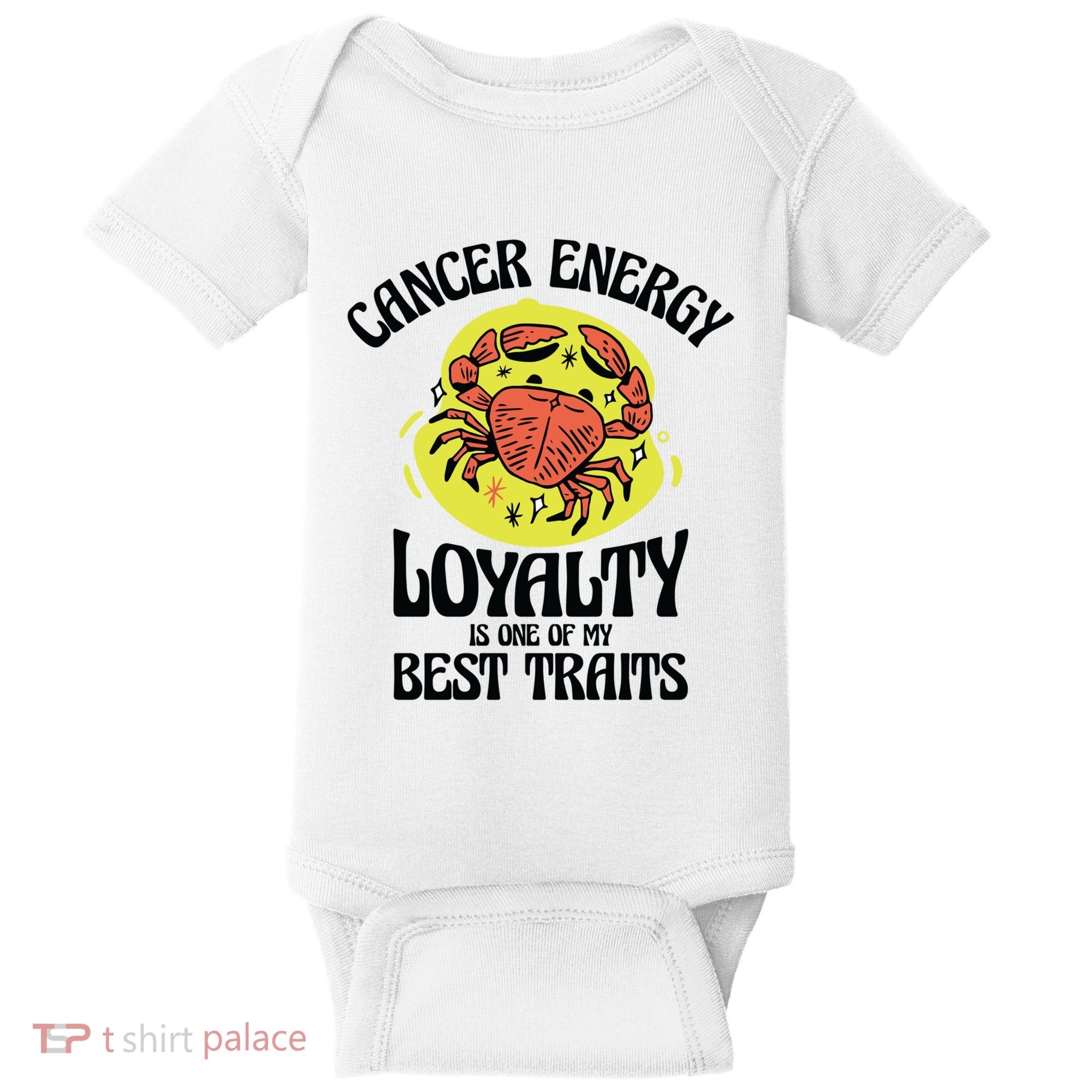 Born Cancer Horoscope Astrological Crab Zodiac Astrology Gift Baby Bodysuit