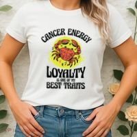 Born Cancer Horoscope Astrological Crab Zodiac Astrology Gift Women's T-Shirt thumb 2