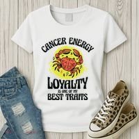 Born Cancer Horoscope Astrological Crab Zodiac Astrology Gift Women's T-Shirt thumb 3