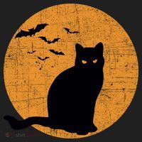 Black Cat Halloween Moon Tumbler thumb 3