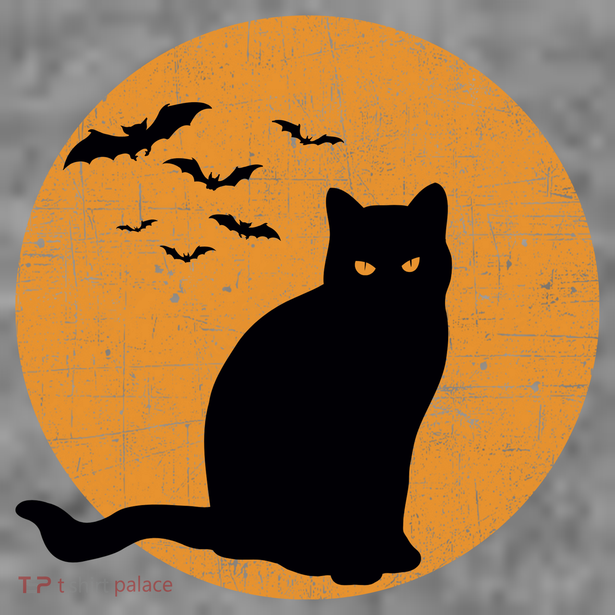 Black Cat Halloween Moon Sweatshirt