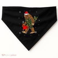 Bigfoot Christmas Holiday Festive USA-Made Doggie Bandana thumb 0