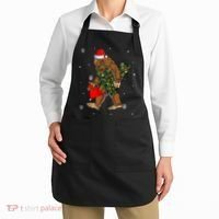 Bigfoot Christmas Holiday Festive Apron thumb 2