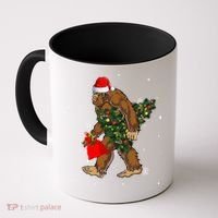Bigfoot Christmas Holiday Festive Coffee Mug thumb 0