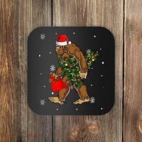 Bigfoot Christmas Holiday Festive Coaster thumb 0