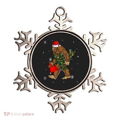 Bigfoot Christmas Holiday Festive Ornament