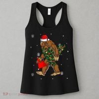 Bigfoot Christmas Holiday Festive Women's Tank Top thumb 3