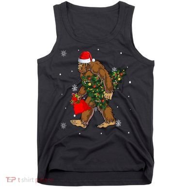 Bigfoot Christmas Holiday Festive Tank Top