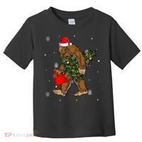 Bigfoot Christmas Holiday Festive Toddler T-Shirt thumb 0