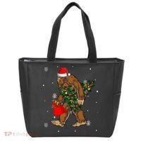 Bigfoot Christmas Holiday Festive Tote Bag thumb 0