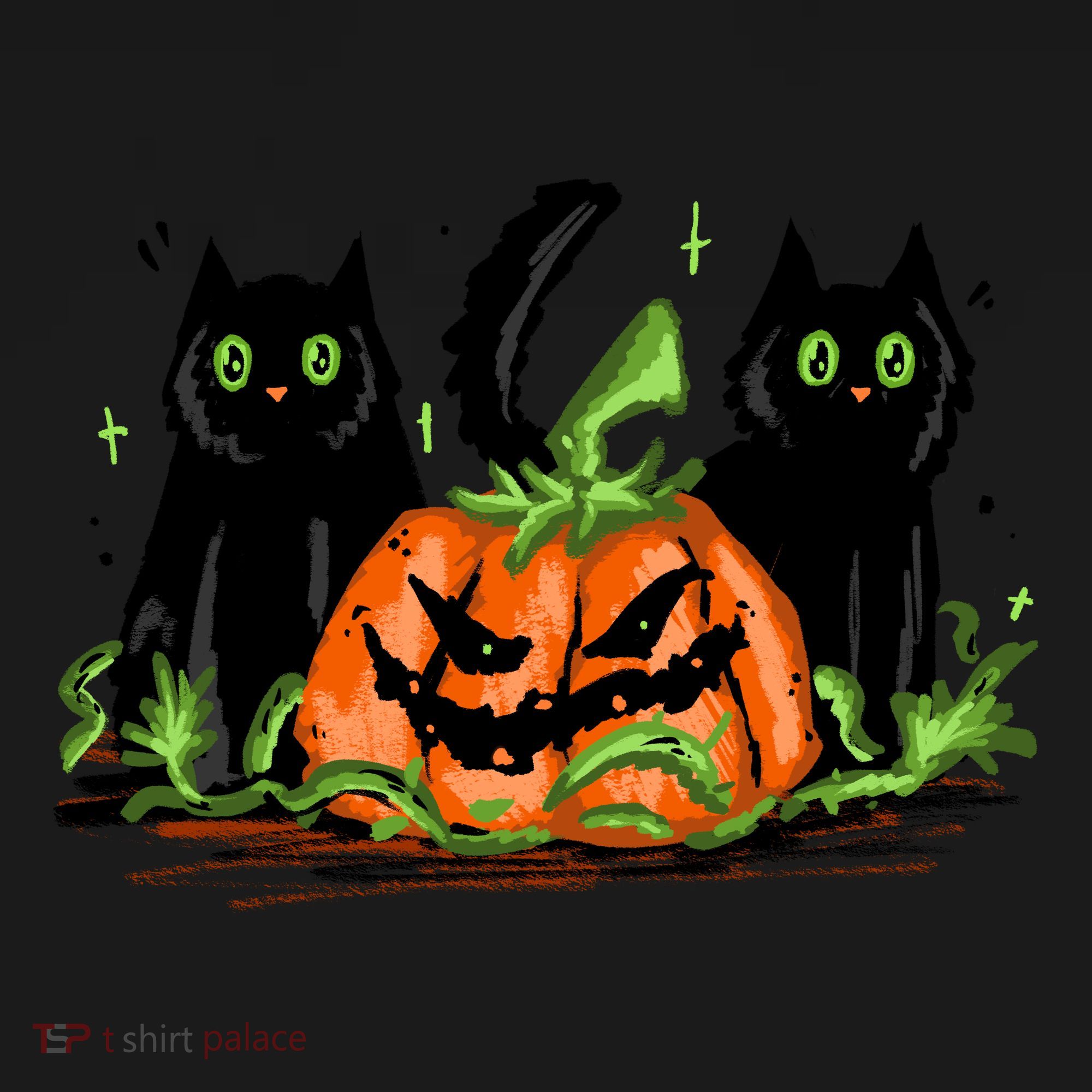 Black Cat Halloween Cute Pumpkin Tote Bag