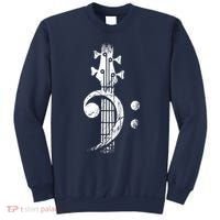 Bass Cleff Headstock Bass Guitar Sweatshirt thumb 0