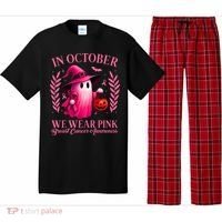 Breast Cancer Halloween Ghost Wear Pink In October Pajama Set thumb 0