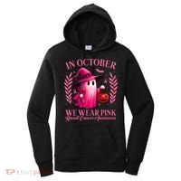 Breast Cancer Halloween Ghost Wear Pink In October Women's Hoodie thumb 0