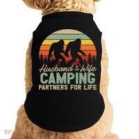 Bigfoot Camping Husband And Wife Partners For Life Gift Doggie Tank thumb 0
