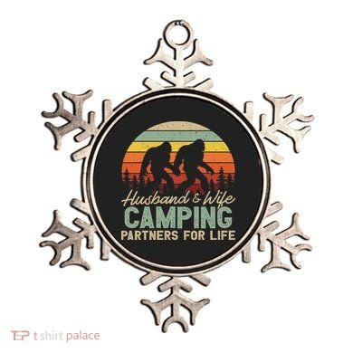 Bigfoot Camping Husband And Wife Partners For Life Gift Ornament