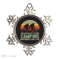 Bigfoot Camping Husband And Wife Partners For Life Gift Ornament thumb 0