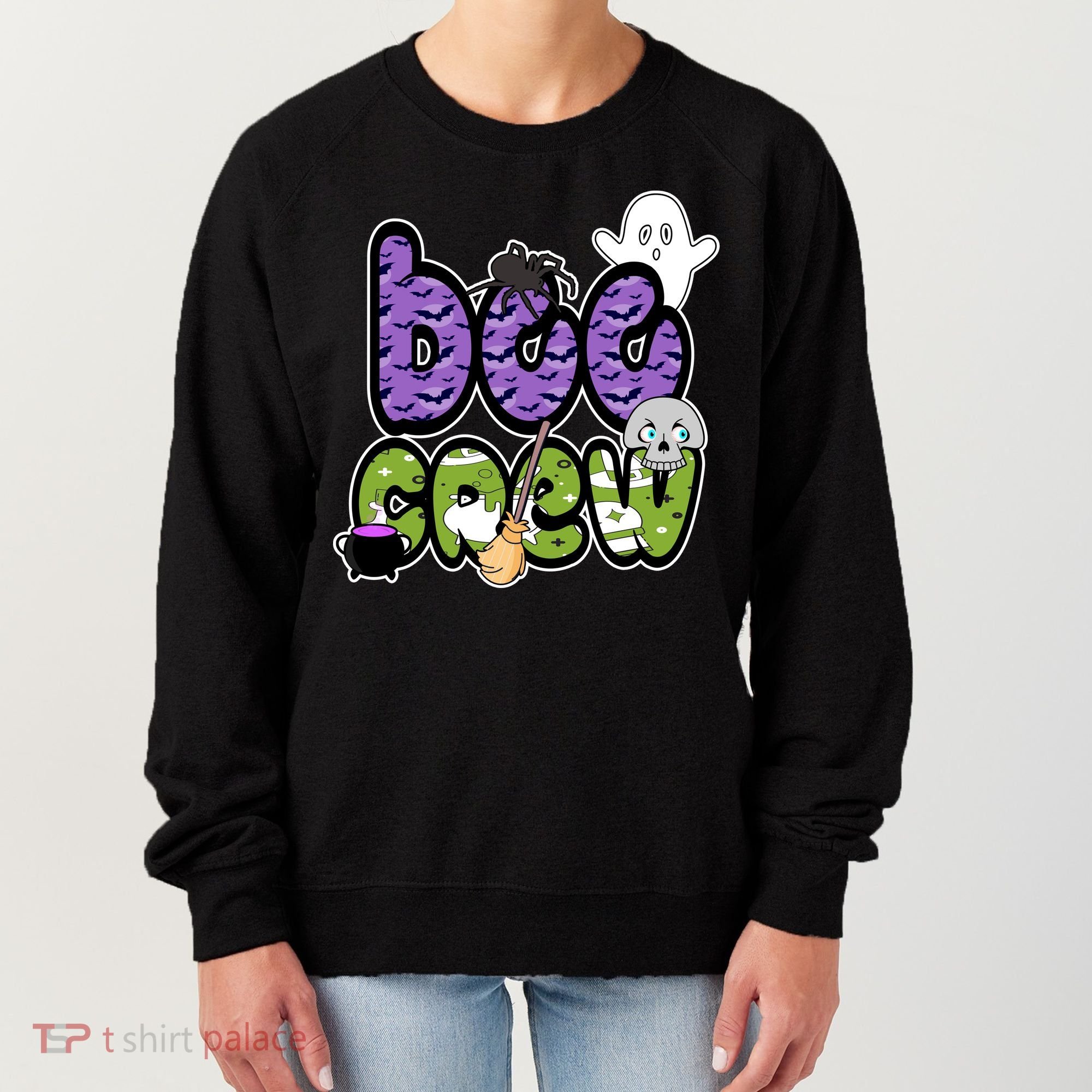 Boo Crew Halloween Spooky Fun Women's Sweatshirt
