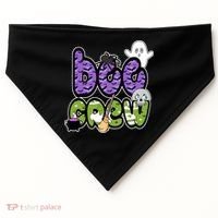 Boo Crew Halloween Spooky Fun USA-Made Doggie Bandana thumb 0