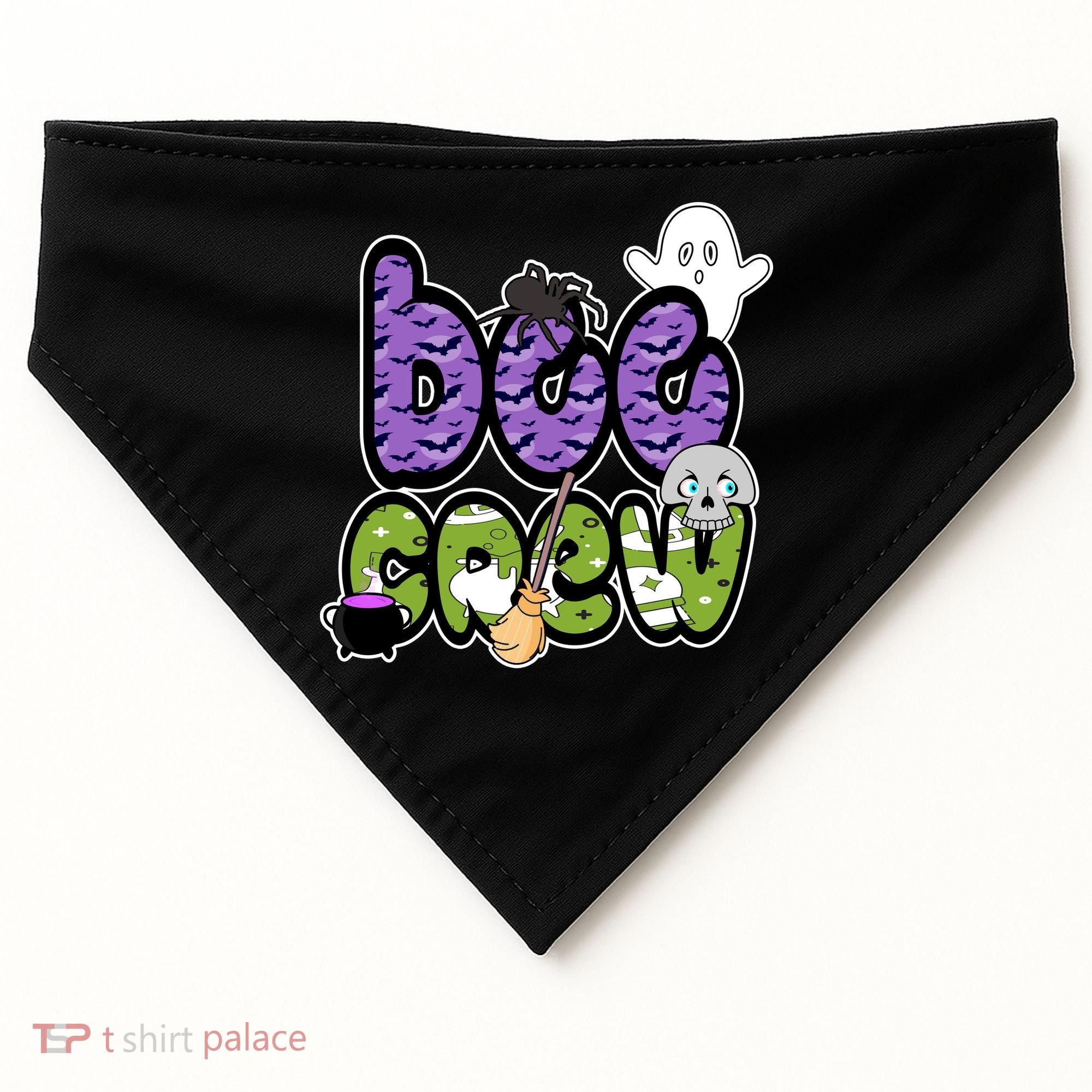 Boo Crew Halloween Spooky Fun USA-Made Doggie Bandana