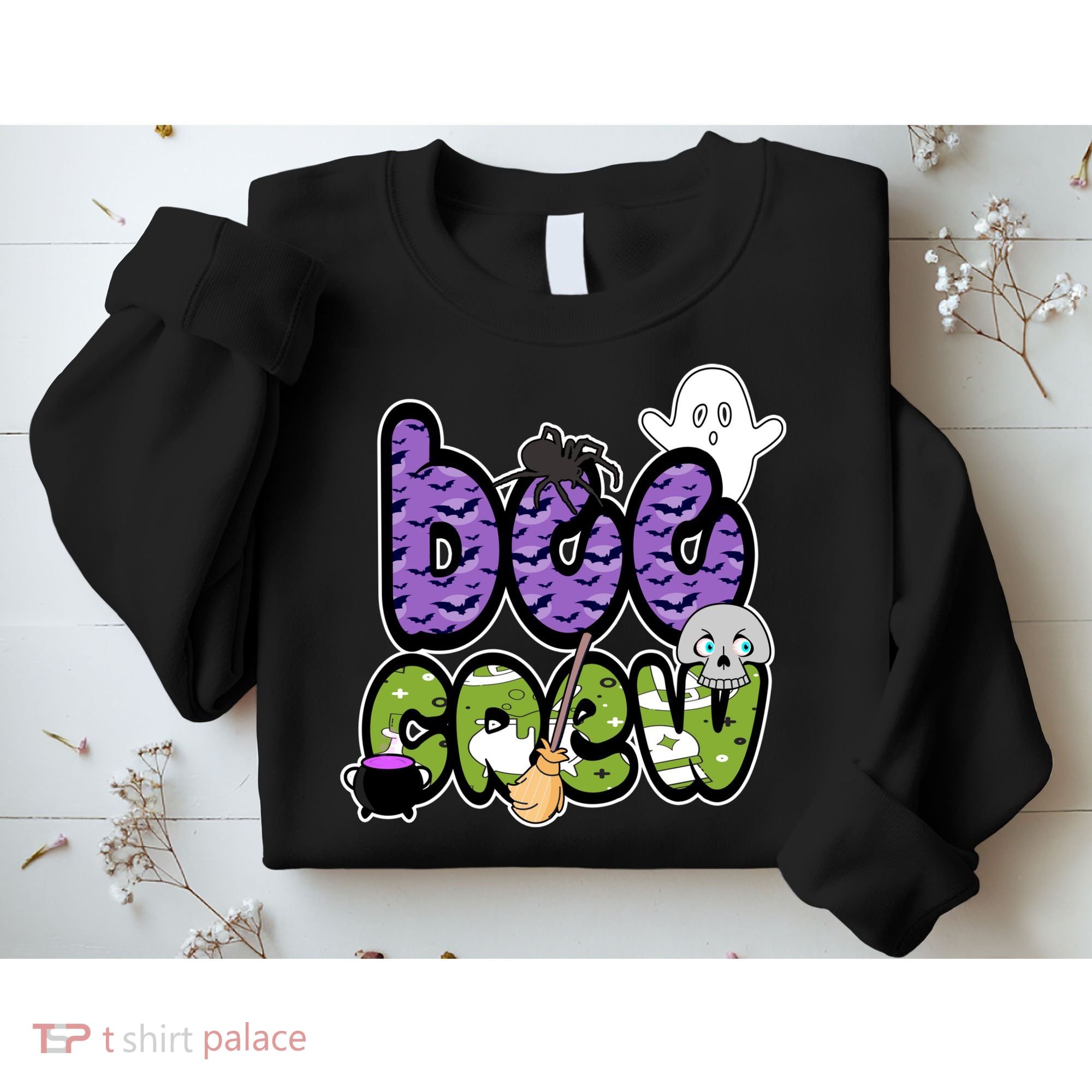 Boo Crew Halloween Spooky Fun Sweatshirt