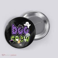 Boo Crew Halloween Spooky Fun Button thumb 0