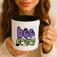 Boo Crew Halloween Spooky Fun Coffee Mug thumb 3