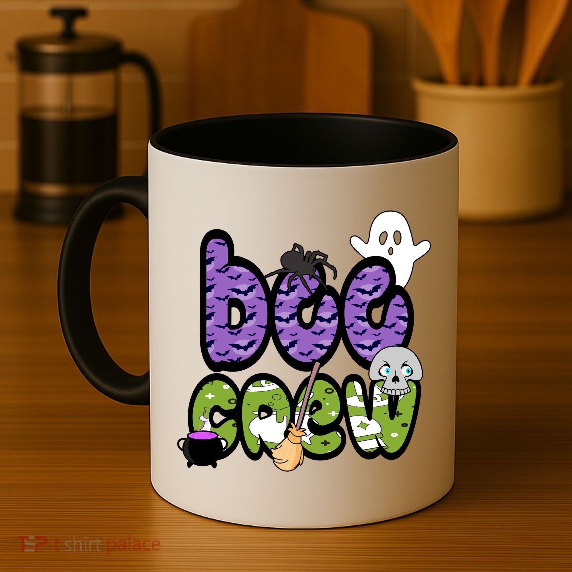 Boo Crew Halloween Spooky Fun Coffee Mug