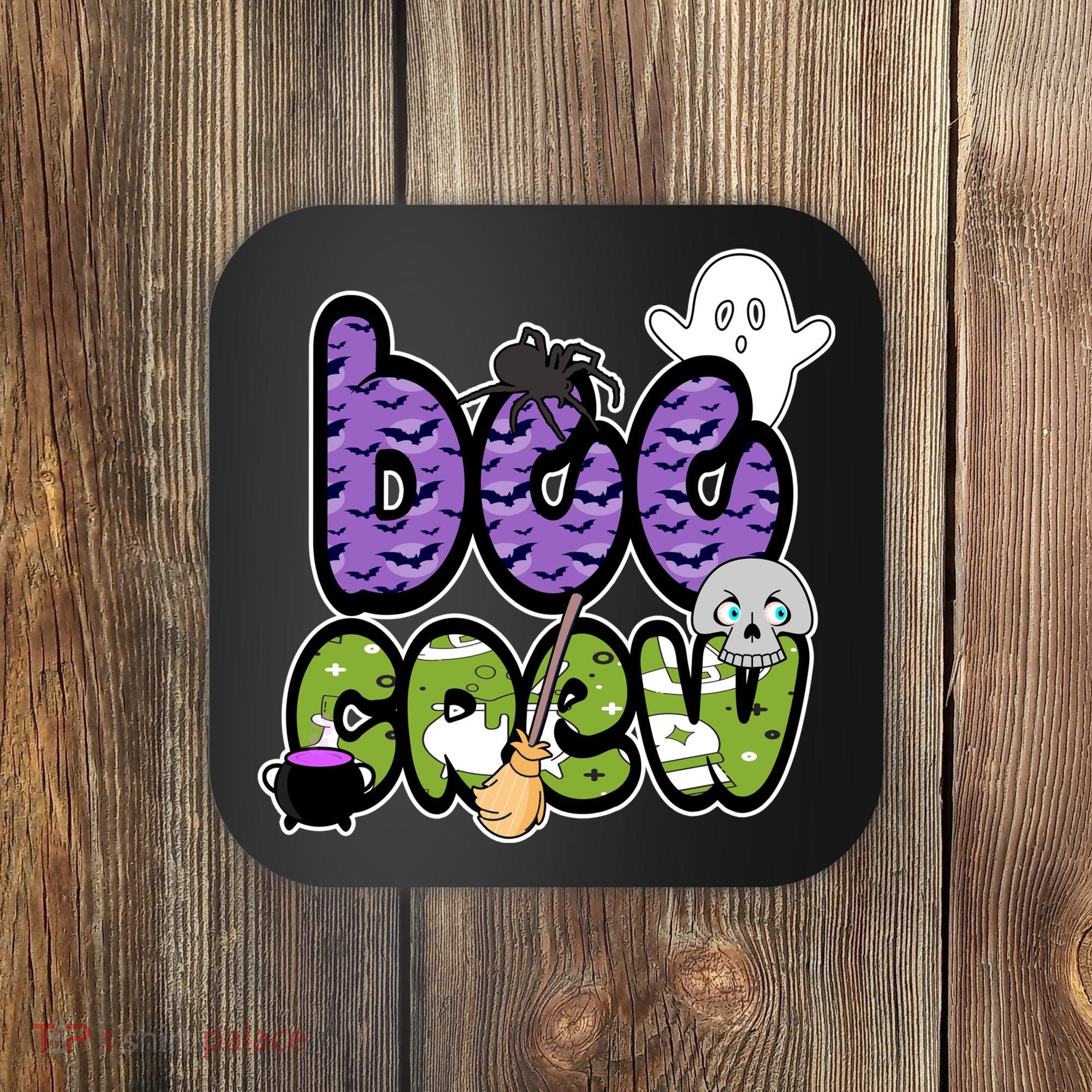 Boo Crew Halloween Spooky Fun Coaster