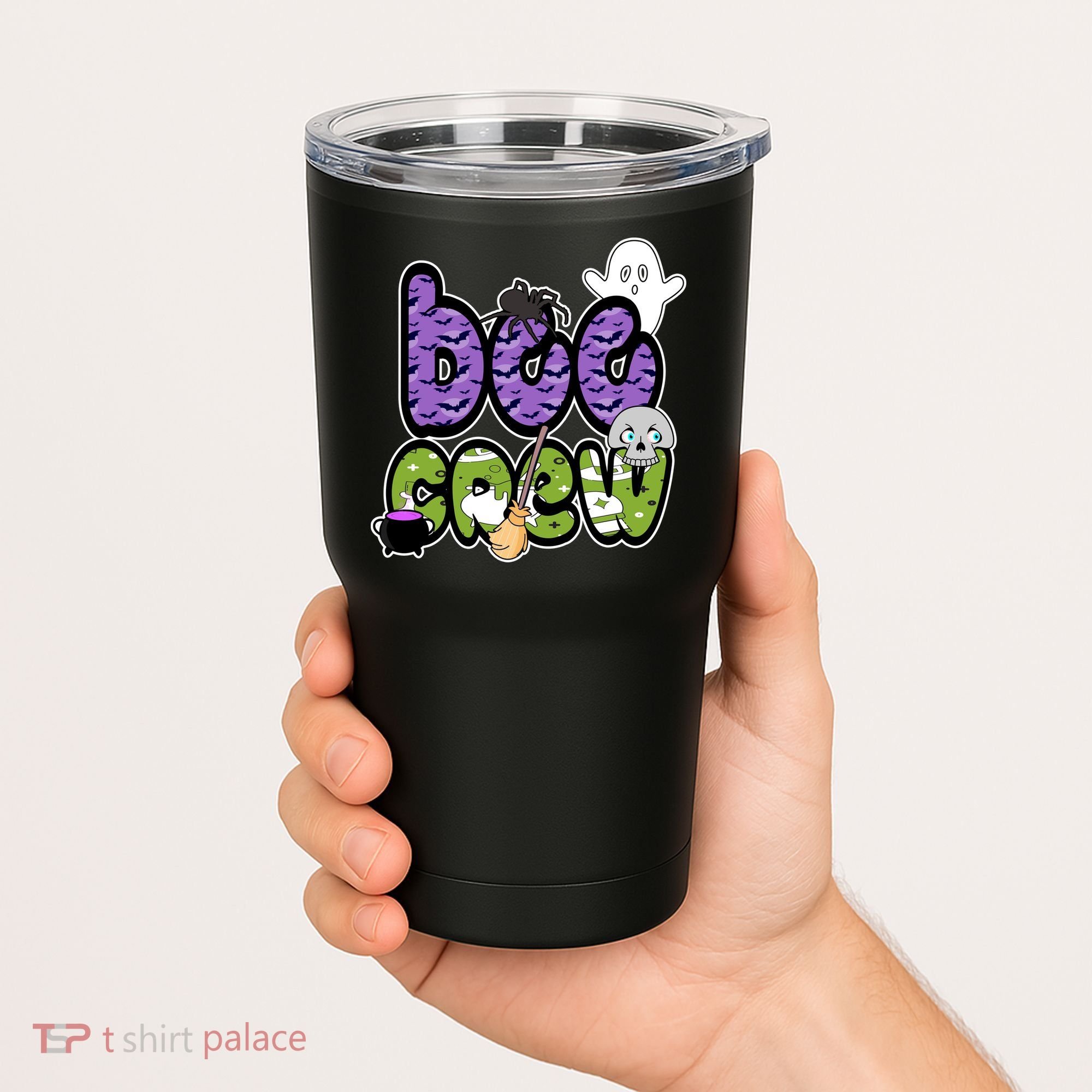 Boo Crew Halloween Spooky Fun Tumbler