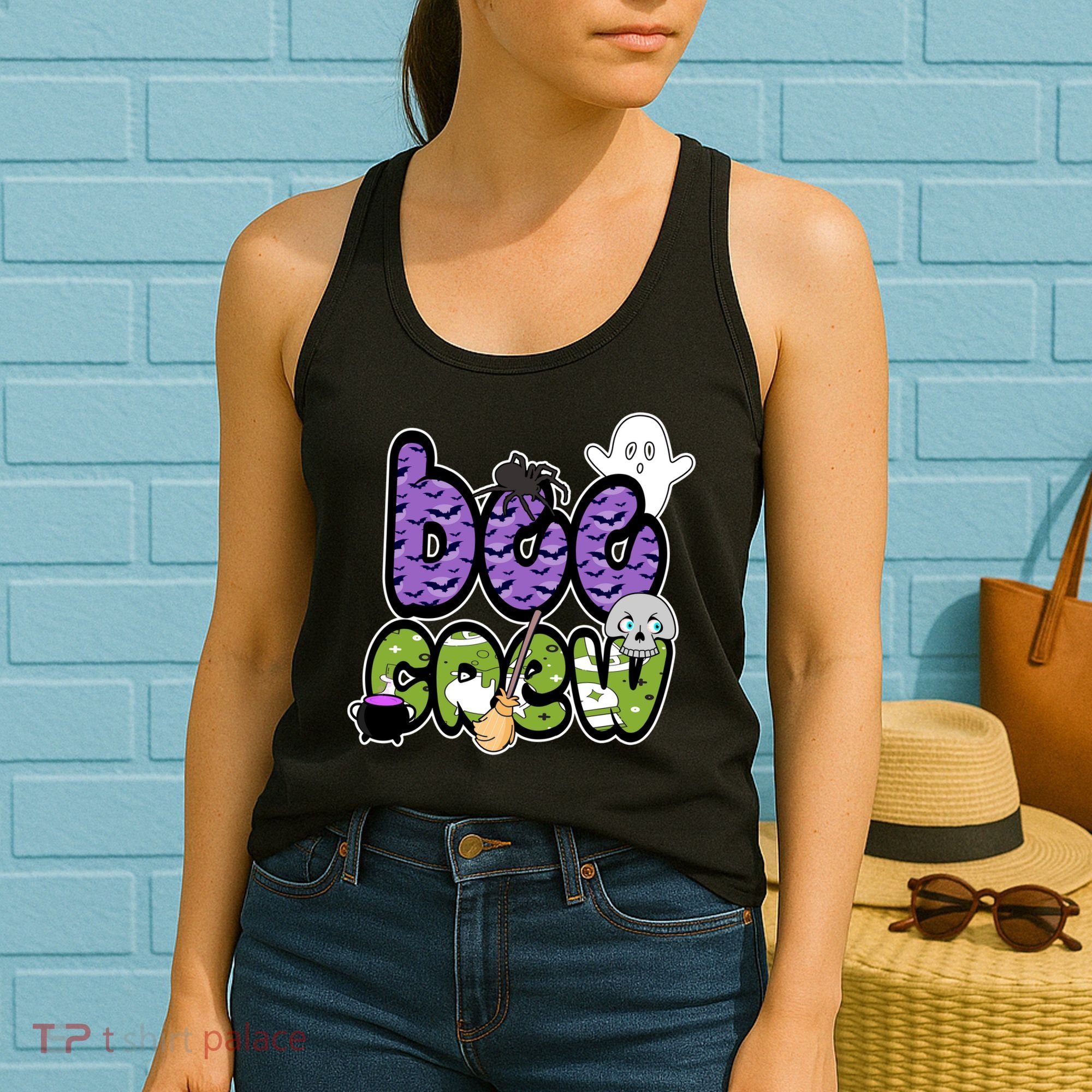 Boo Crew Halloween Spooky Fun Women's Tank Top