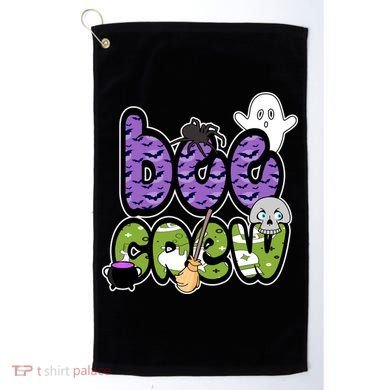 Boo Crew Halloween Spooky Fun Golf Towel