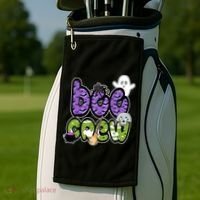 Boo Crew Halloween Spooky Fun Golf Towel thumb 2