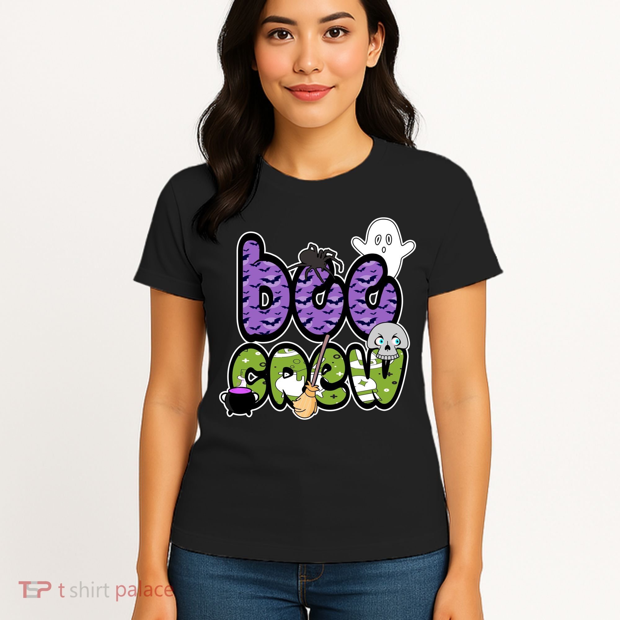 Boo Crew Halloween Spooky Fun Women's T-Shirt