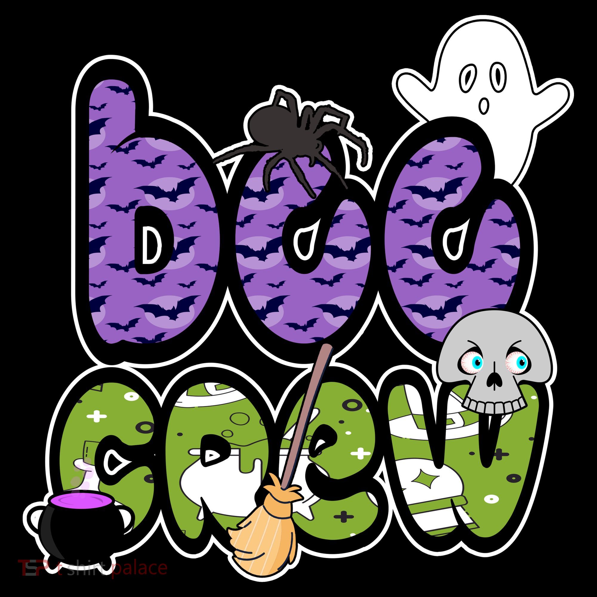 Boo Crew Halloween Spooky Fun Women's T-Shirt
