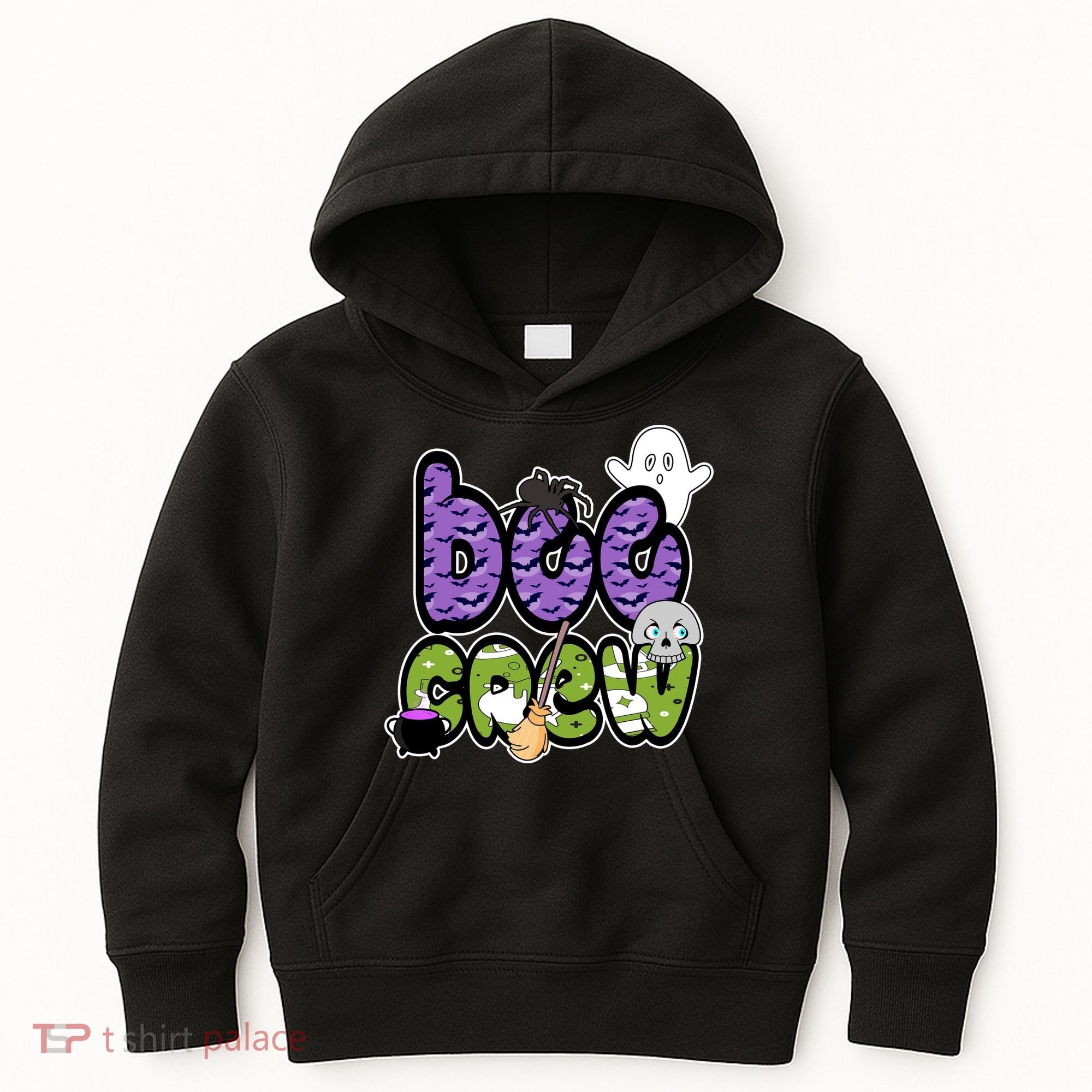 Boo Crew Halloween Spooky Fun Kids Hoodie