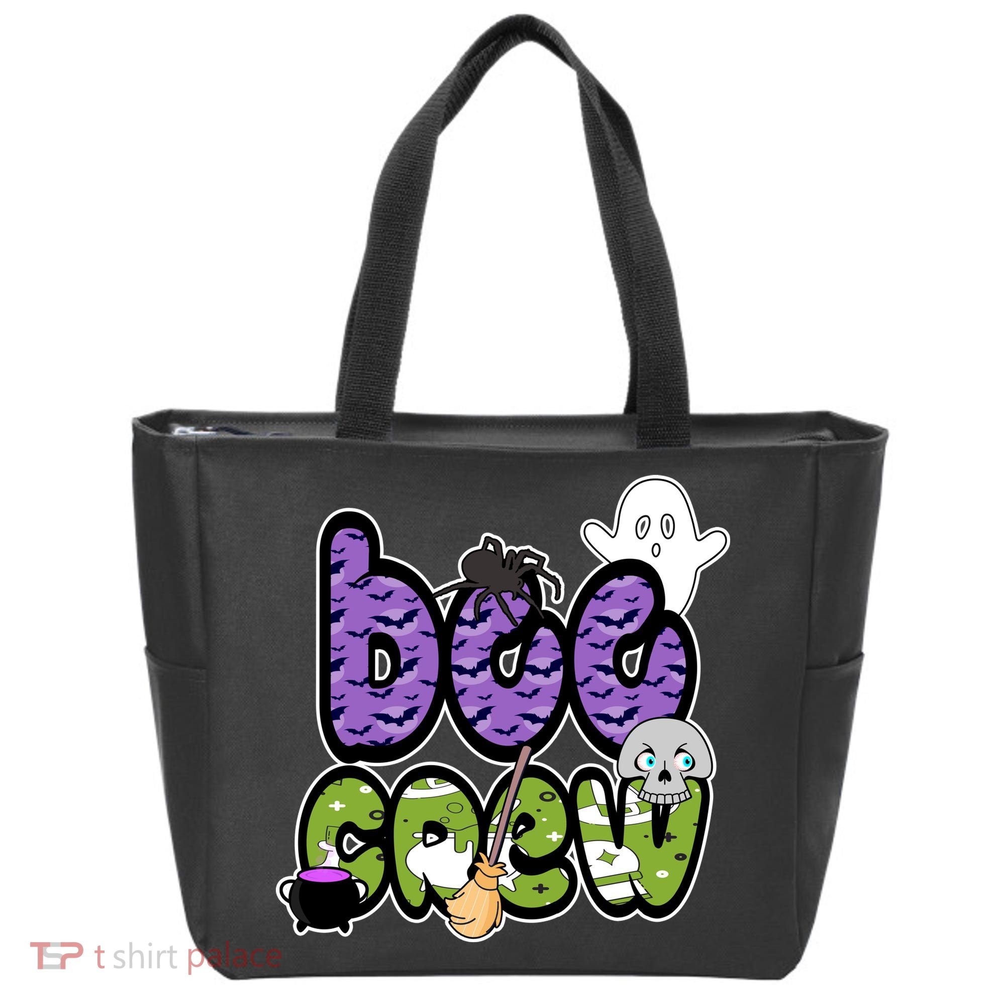 Boo Crew Halloween Spooky Fun Tote Bag