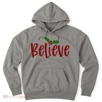 Believe Christmas Holiday Hoodie thumb 0