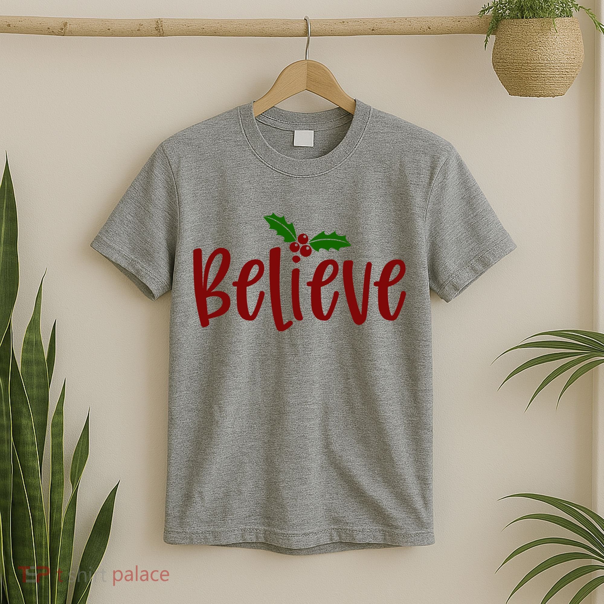 Believe Christmas Holiday T-Shirt