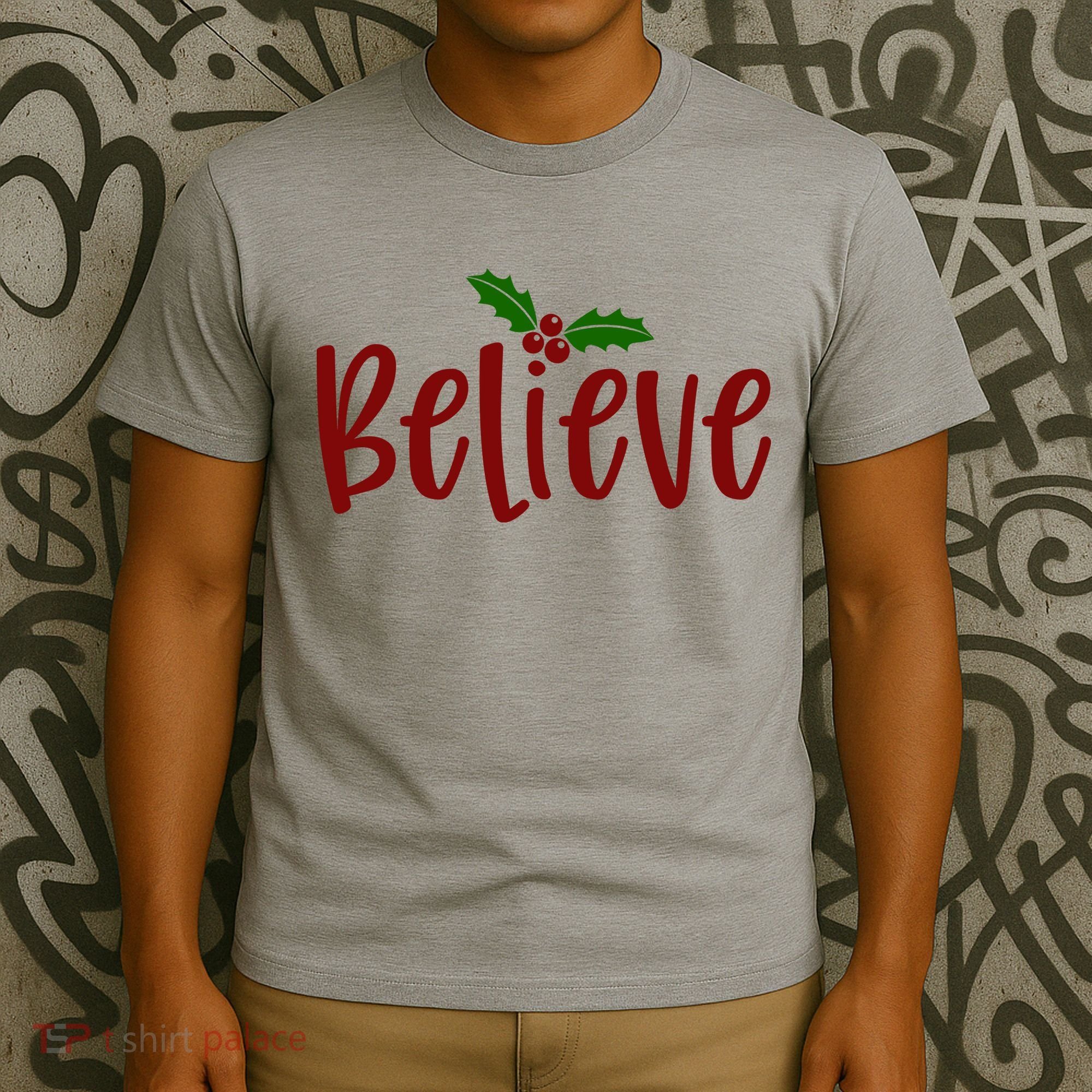 Believe Christmas Holiday T-Shirt