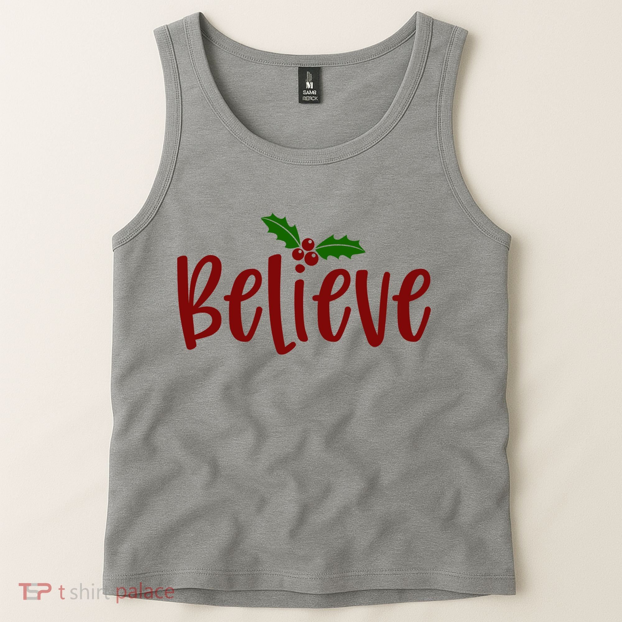 Believe Christmas Holiday Tank Top