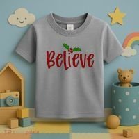 Believe Christmas Holiday Toddler T-Shirt thumb 3