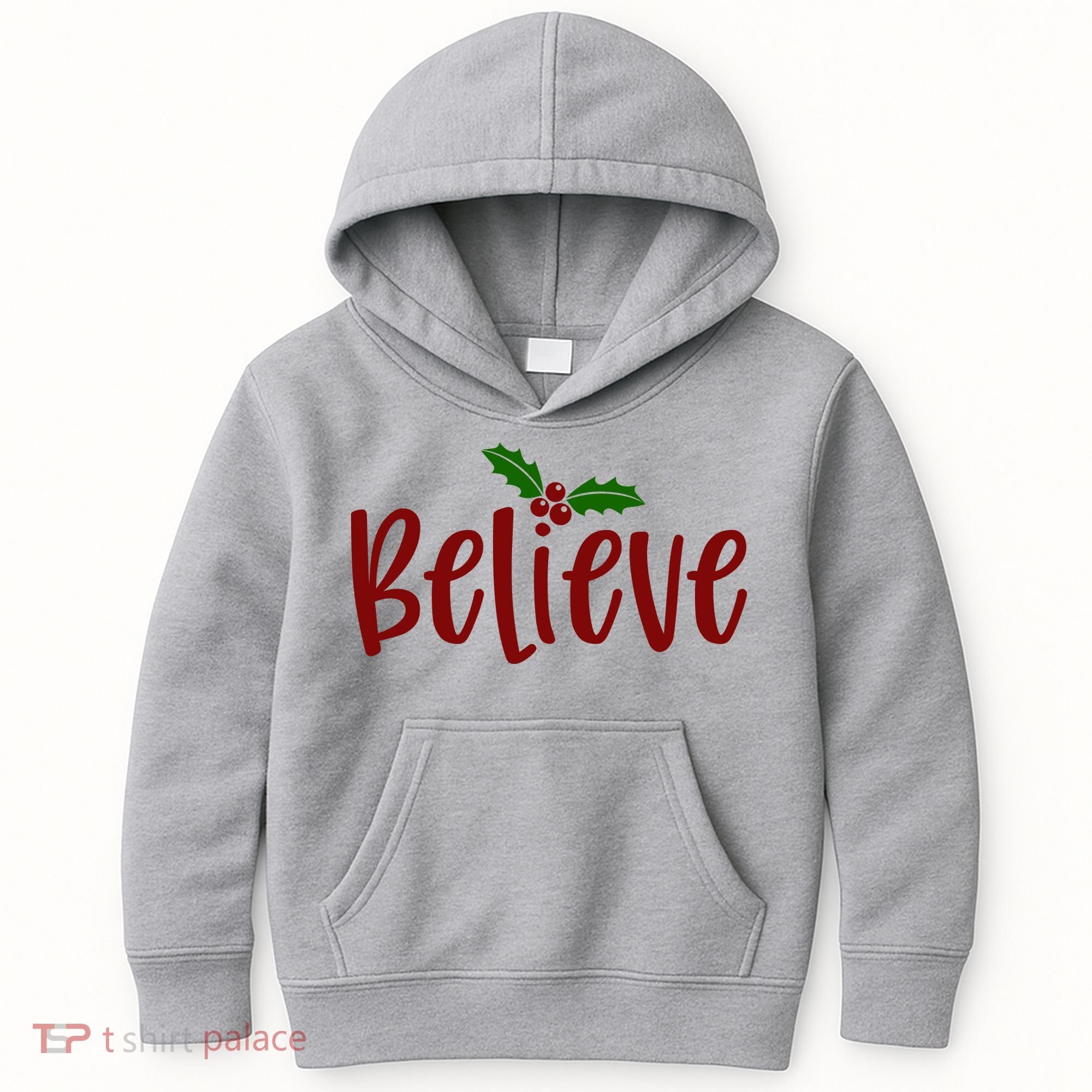Believe Christmas Holiday Kids Hoodie