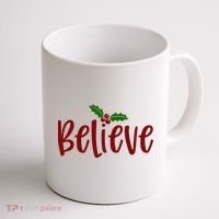 Believe Christmas Holiday Coffee Mug thumb 1