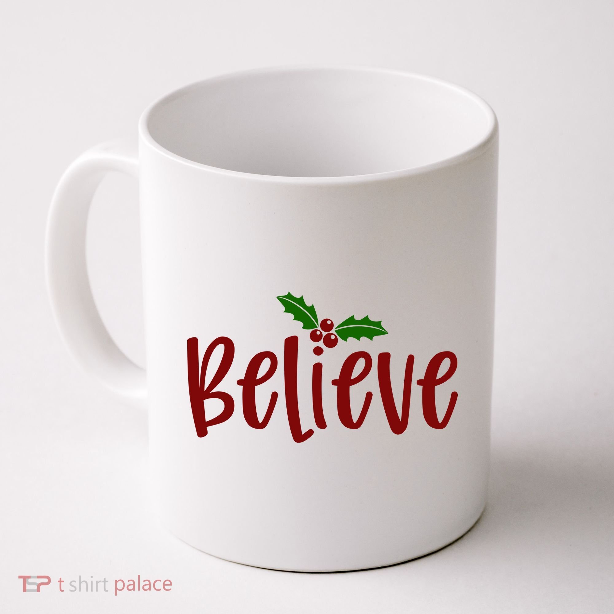 Believe Christmas Holiday Coffee Mug