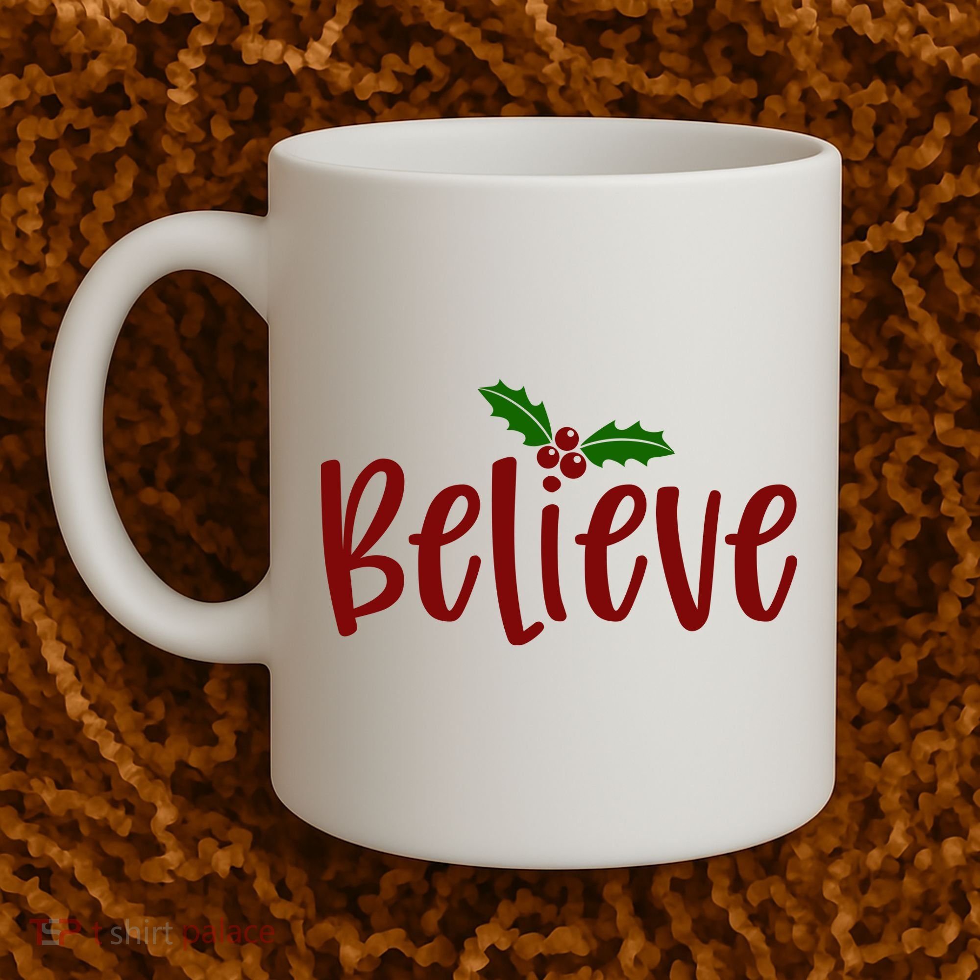 Believe Christmas Holiday Coffee Mug