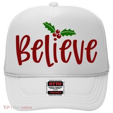 Believe Christmas Holiday Hat