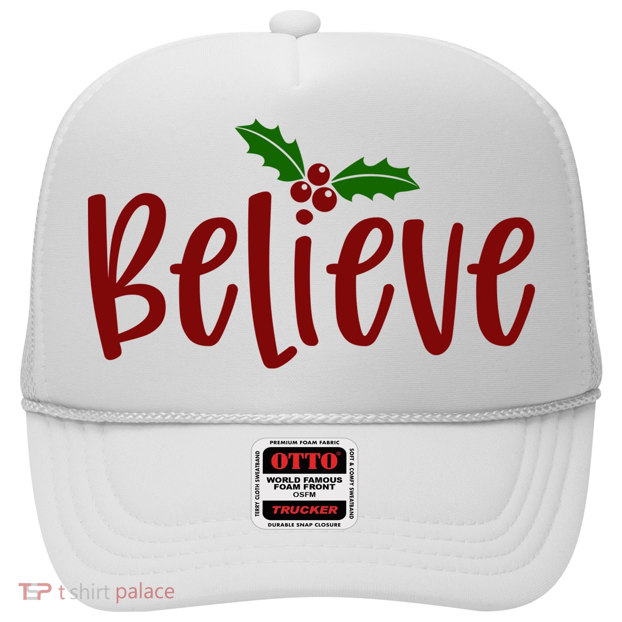 Believe Christmas Holiday Hat