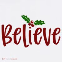 Believe Christmas Holiday Golf Towel thumb 3